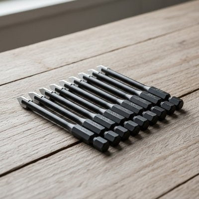 Foret carrelage ensembe de 10 pièces