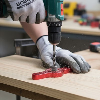 Gabarit de perçage de grandeur 6 , 8 et 10mm
