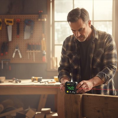 Inclinomètre  gris/noir pour angle du bois 