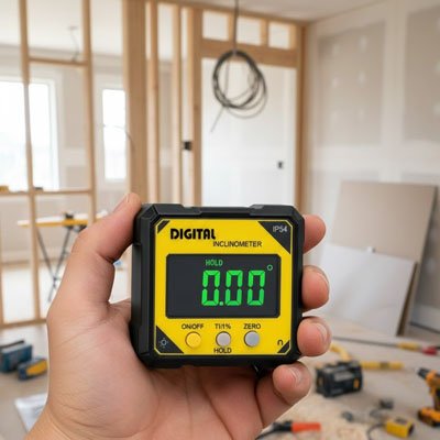 Inclinomètre jaune 