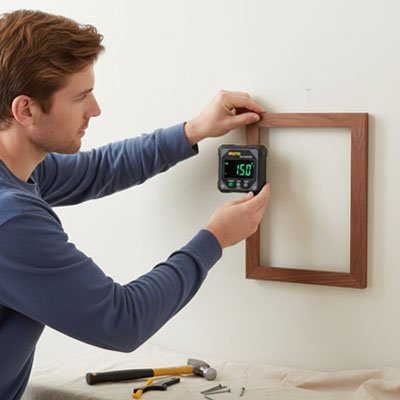 Inclinomètre noir pour niveau cadre