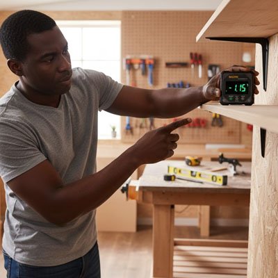 Inclinomètre noir pour niveau tabblette