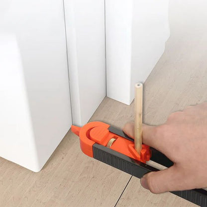 Jauge de contour rouge marquage de coupe 