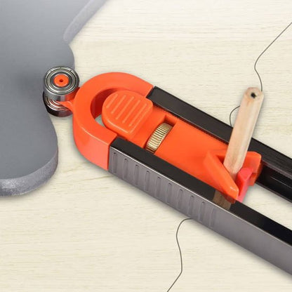 Jauge de contour rouge tailler metal 