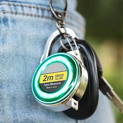 Metre ruban clipsable 2 metre portatif