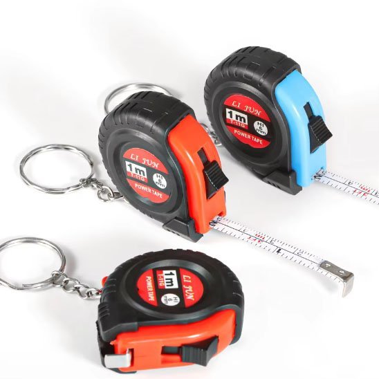 Mètre ruban 1 metre format porte clés
