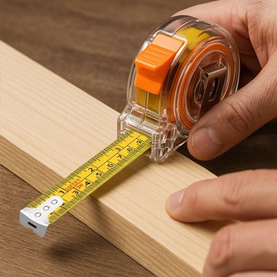 Metre ruban transparent mesure largeur