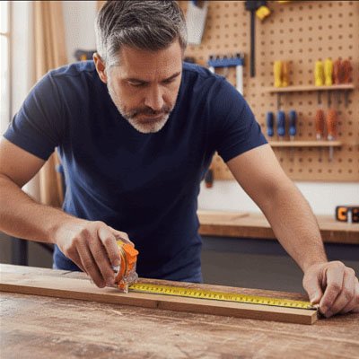 Metre ruban transparent meure planche 