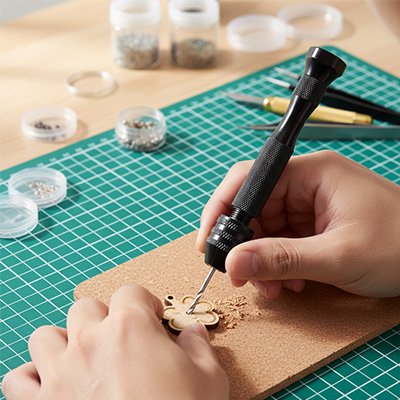 Mini perceuse à main précise