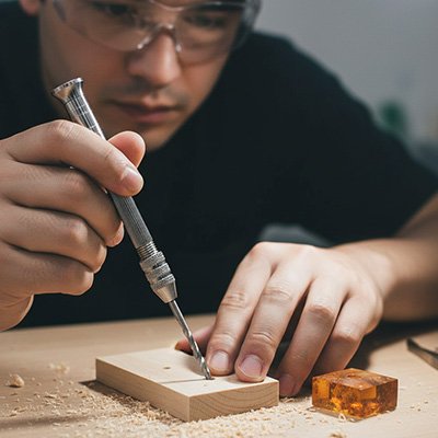 Mini perceuse en aluminium