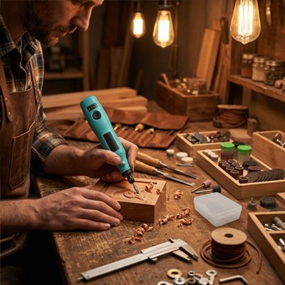 Mini perceuse pour travailler le bois