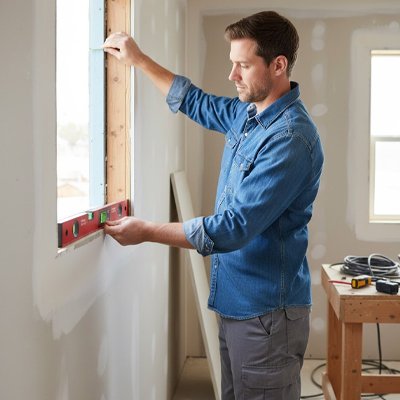 Niveau a bulle electronique pour niveau base de fenetre