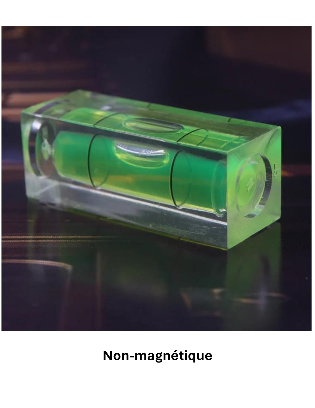 niveau à bulle non magnétique