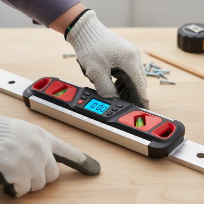 Niveau à bulle numerique pour niveau planche 