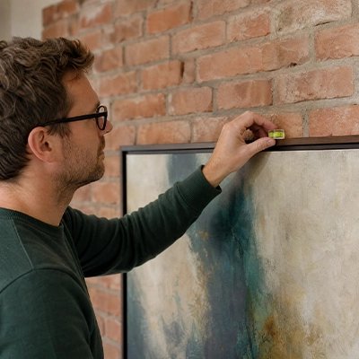 Niveau à bulle pour les tableaux
