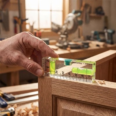 Niveau à bulle pour les travaux de bois