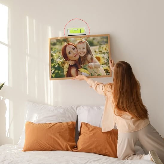 niveau à bulle pour ligne horizontale cadre