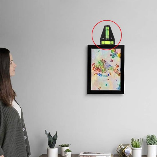 Niveau à bulle pour niveau de tableau 