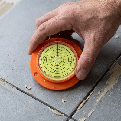 Niveau à bulle rond pour le niveau céramique 