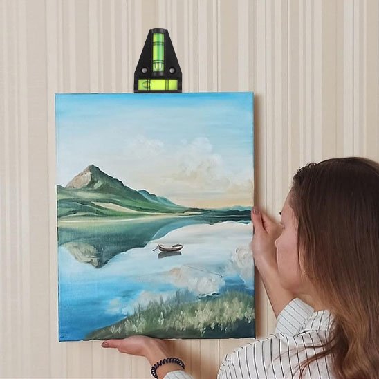 Niveau à bulle type T pour niveau de peintures 