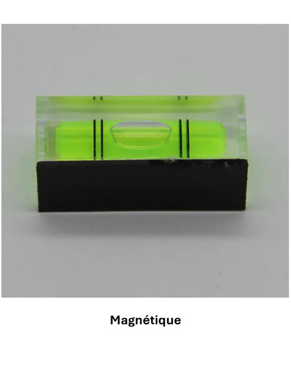 niveau à bulle verte magnétique 