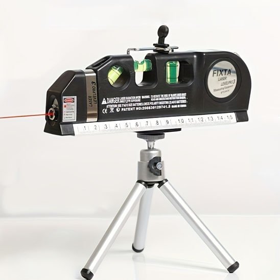 Niveau laser a 3 bulles 