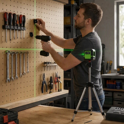Niveau laser avec trépied