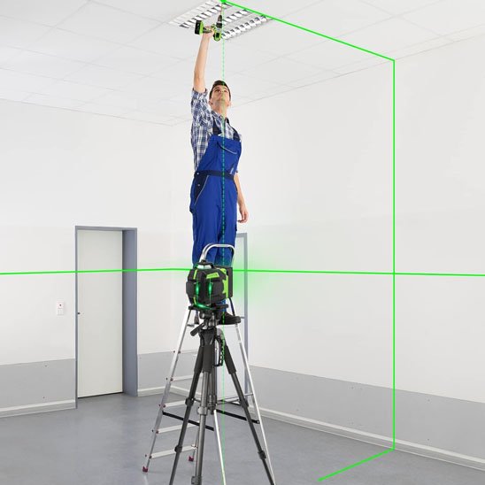 Niveau laser mini angle plafond 