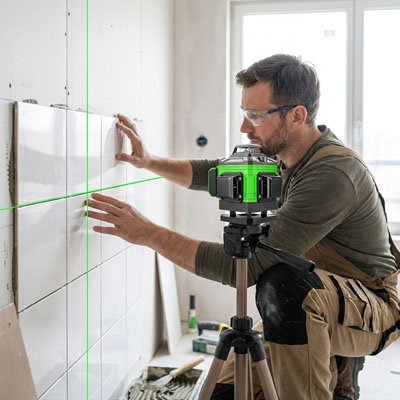 Niveau laser pour pose céramique mural 