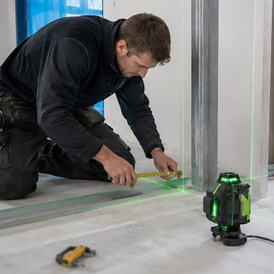 Niveau laser pour une précision d'installement