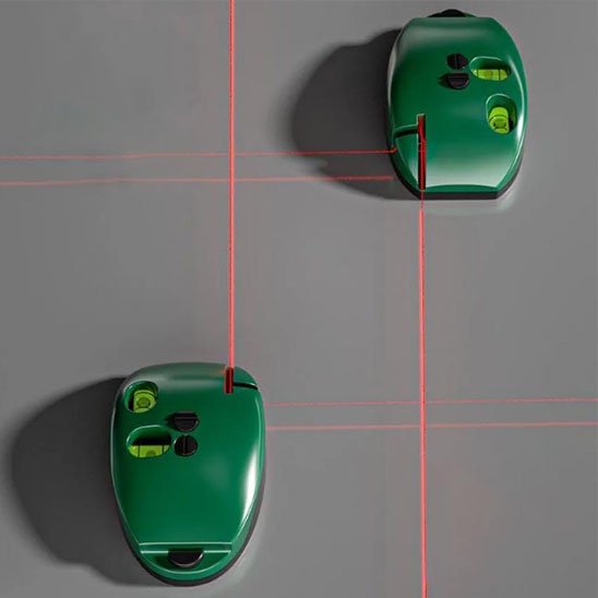 Niveau laser souris 2 lignes