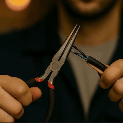 Pince a bec​ long pour plier fil 