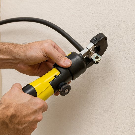 pince a sertir hydraulique precise