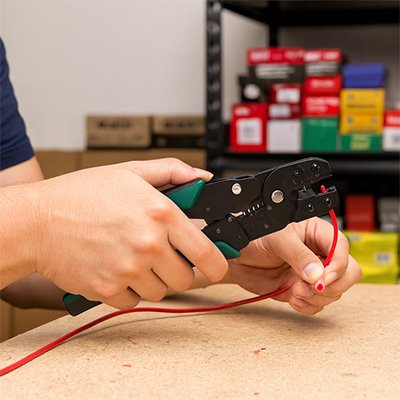 Pince a sertir solide