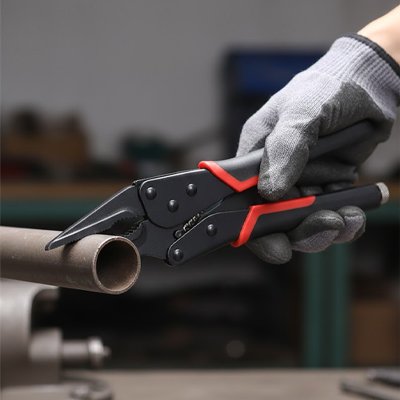 Pince etau noir machoires etroite 