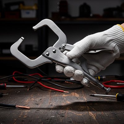 Pince etau tete fixe