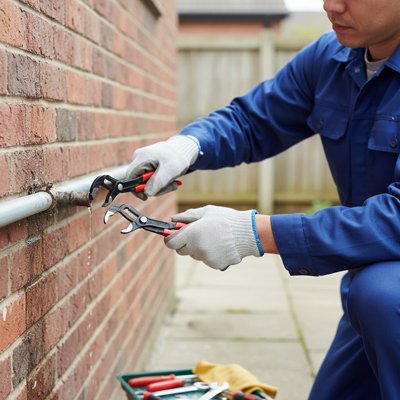Pince multiprise rouge pour serrage tuyau de metal 