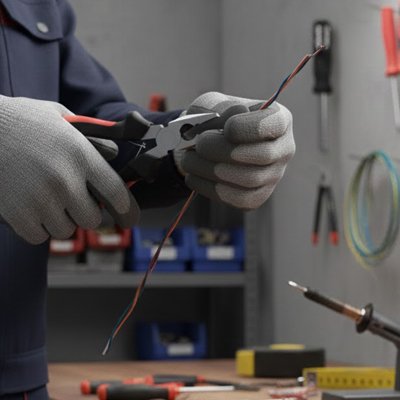 Pince universelle manipulation fil electrique