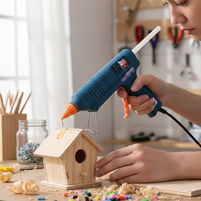 Pistolet à colle pour assemblage de bois 