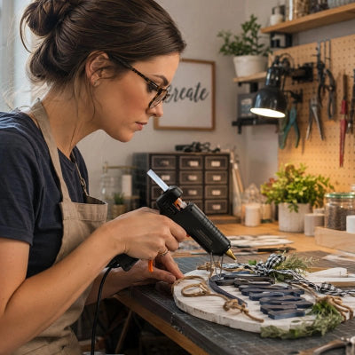 Pistolet à colle pour des activités artisanales