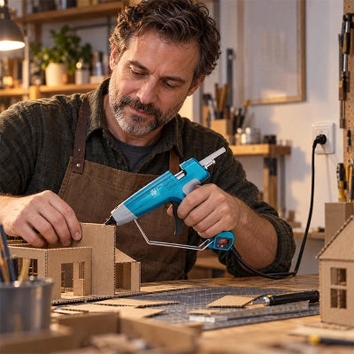 Pistolet à colle pour le bricolage en carton 