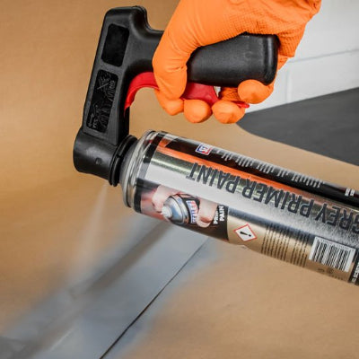 Pistolet peinture pour une prise en main stable 