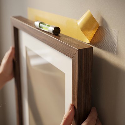 Ruban adhésif​ double face à maille pour fixation murale 