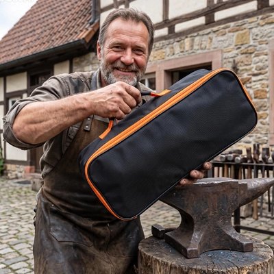 SAC A OUTILS à fermeture éclair robuste
