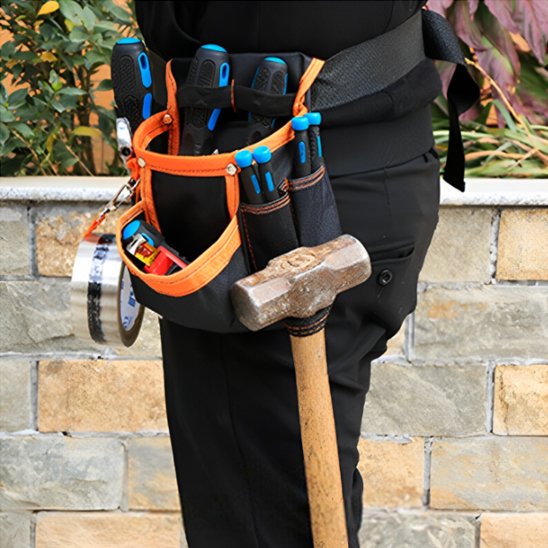 Sac a outils avec ceinture réglable