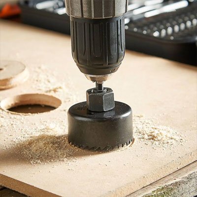 Scie cloche pour plaque de platre