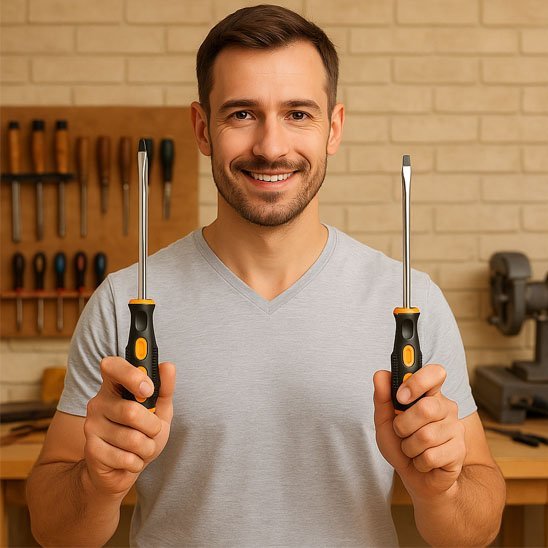 Tournevis a frapper 2 choix de grandeur 