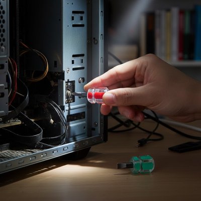 Tournevis compact pour reparation ordinateur 