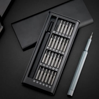 Tournevis de precision avec 30 embouts