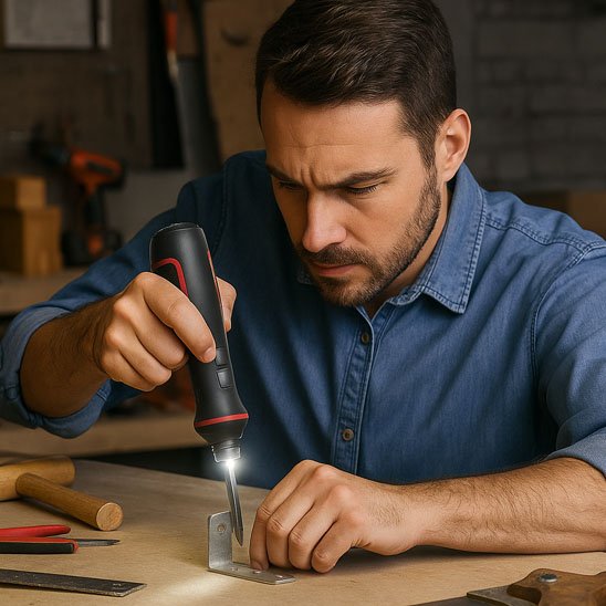 Tournevis electrique avec double LED